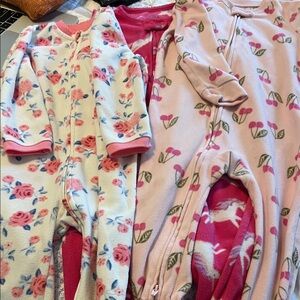 Carters and little me pajama bundle.